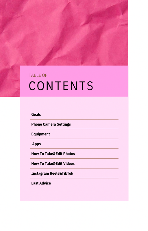 Beauty Content Guide