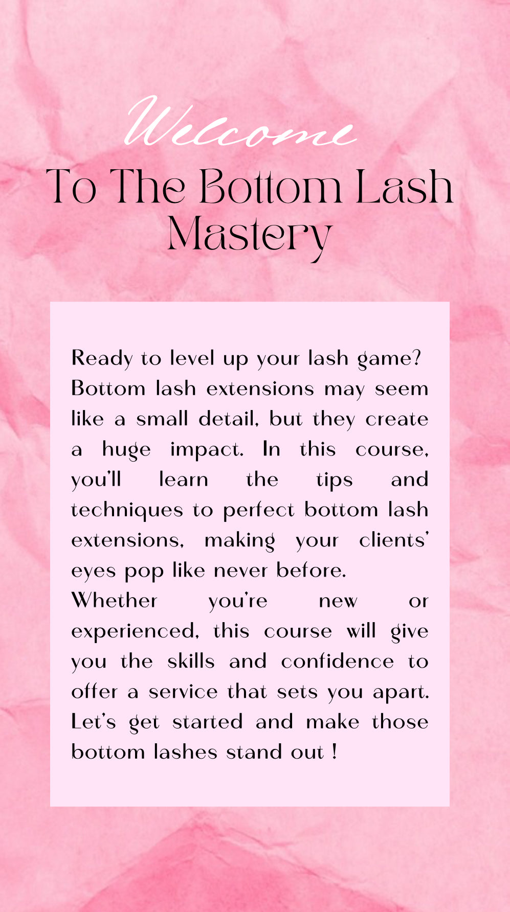 Lash Like a Pro: Bottom Lash Edition